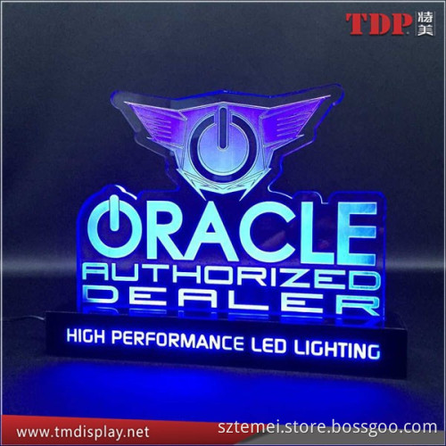 Manufacturer Laser Cut Acrylic Led Edge-Lit Sign Panels For Business Plastic Base, Acrylic Advertising Signs for Promotion